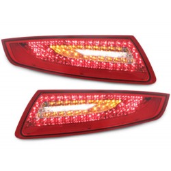 LED πίσω φανάρια για Porsche Carrera 911 (997)__Κόκκινο/Διαφανές